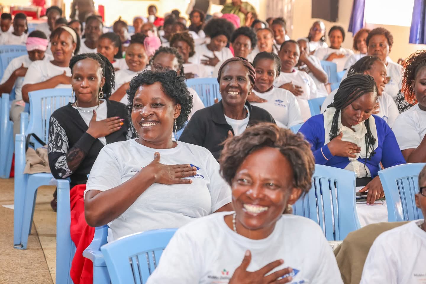 Women gathered at an ACWDP session